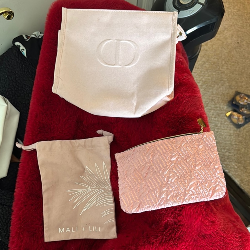 Pink Women's Bag Set
